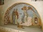 Собор Иоанна Предтечи. Девы мироносицы у гроба Христа. Фреска в аркасолии